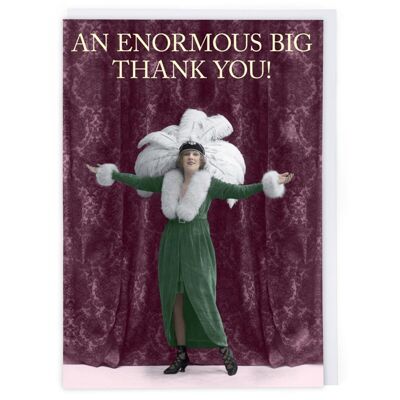 Enormous Thank You Greeting Card