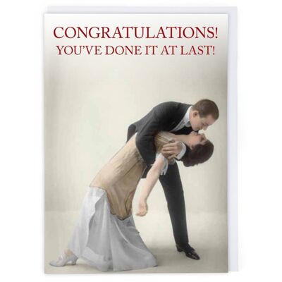 Done It At Last! Greeting Card