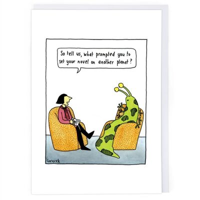 Another Planet Greeting Card