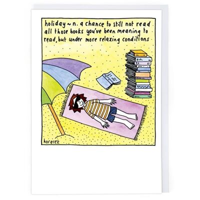 Holiday Reading Greeting Card