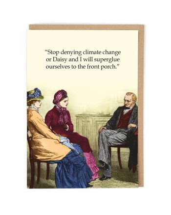 Changement climatique Carte de vœux