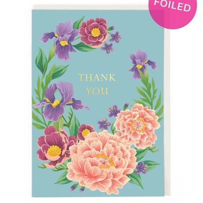 Thank You hand-painted Greeting Card