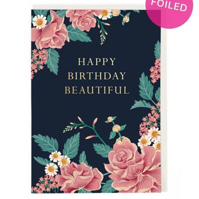 Happy Birthday Beautiful Birthday Card