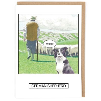 German Shepherd Greeting Card