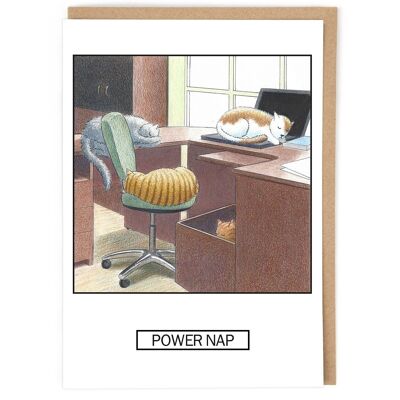Biglietto d'auguri Power Nap