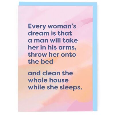 Every Woman's Dream Anniversary Card