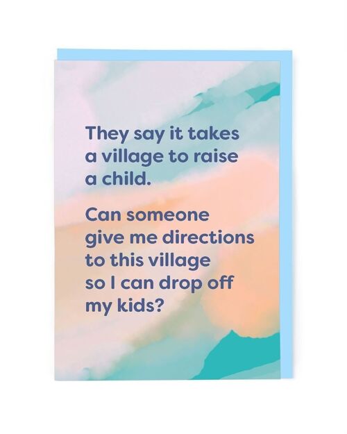 It Takes A Village Greeting Card