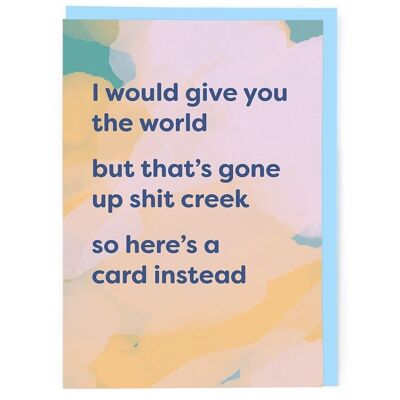 Darle la tarjeta de San Valentín del mundo