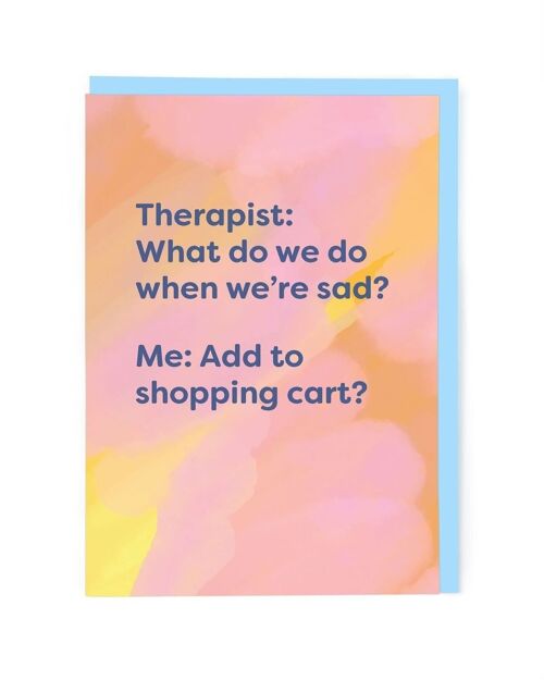 Add To The Shopping Cart Greeting Card