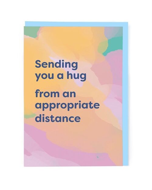 Distant Hug Friendship Card