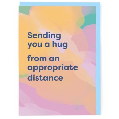 Carte d'amitié Distant Hug