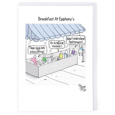 Breakfast At Epiphany's Greeting Card