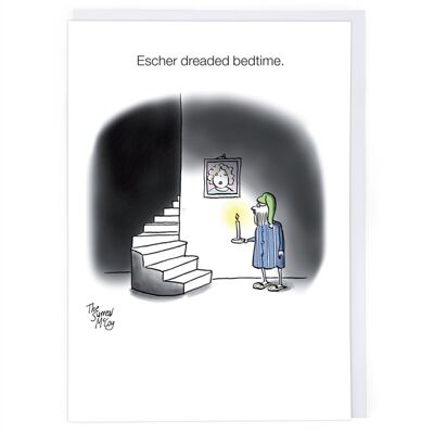 Escher's Bedtime Greeting Card