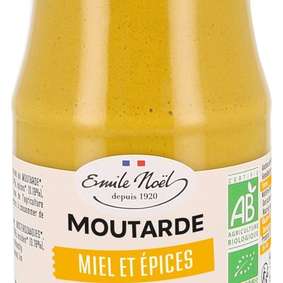 Moutarde au miel et aux épices Bio