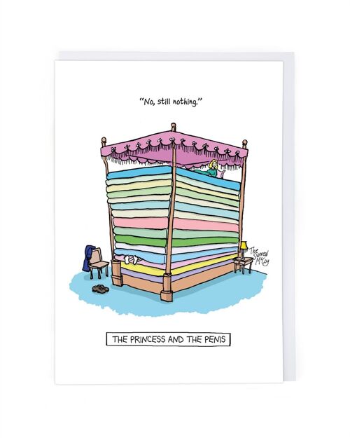 Princess And The Penis Greeting Card