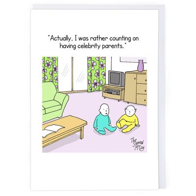 Celebrity Parents Greeting Card