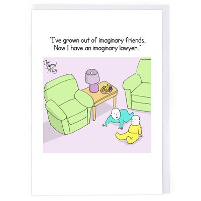 Imaginary Lawyer Greeting Card