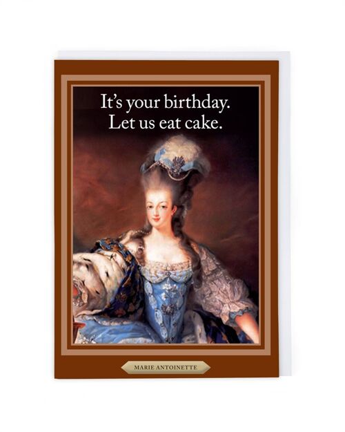 Marie Antoinette Birthday Card