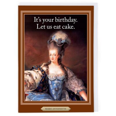 Carte d'anniversaire de Marie-Antoinette