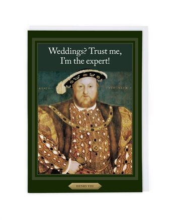 Expert en mariage Henry VIII Carte de vœux