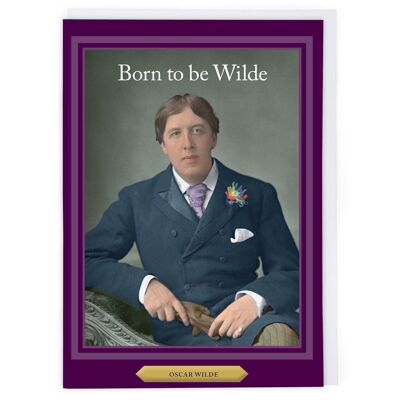 Biglietto d'auguri Oscar Wilde