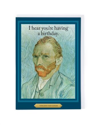 Carte Anniversaire Vincent Van Gogh