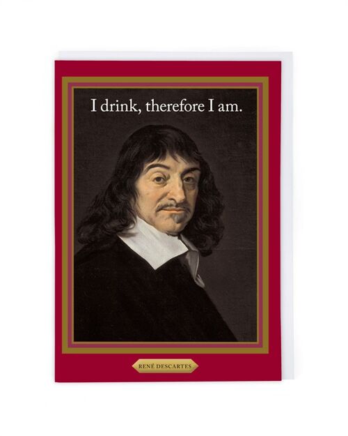 Rene Descartes Birthday Card