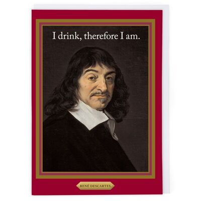 Biglietto d'auguri René Descartes