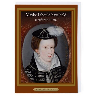 Mary Queen Of Scots Greeting Card