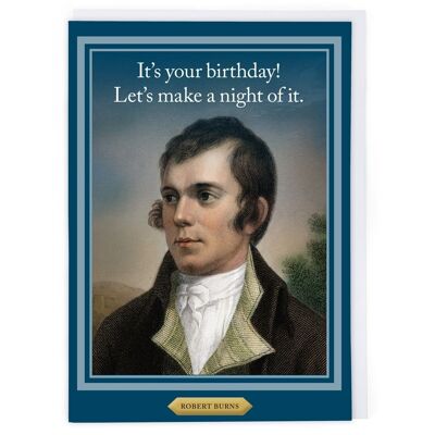 Robert Burns Greeting Card