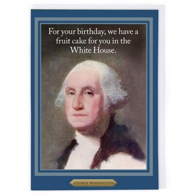 George Washington Greeting Card