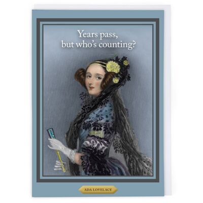Ada Lovelace-Grußkarte