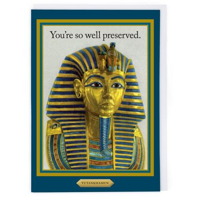 Tutanchamun Geburtstagskarte