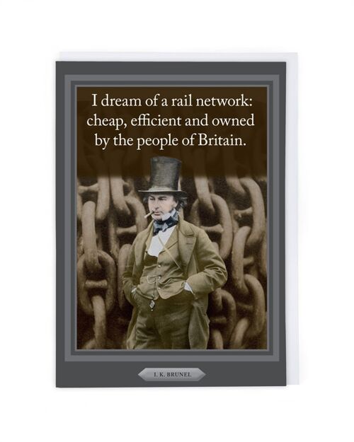 Isambard Kingdom Brunel Greeting Card