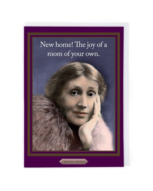 Virginia Woolf Greeting Card