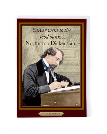 Charles Dickens Carte de vœux