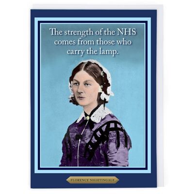 Florence Nightingale-Grußkarte