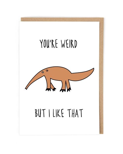 You're Weird Valentine Card