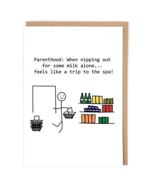 Trip To The Spa Greeting Card