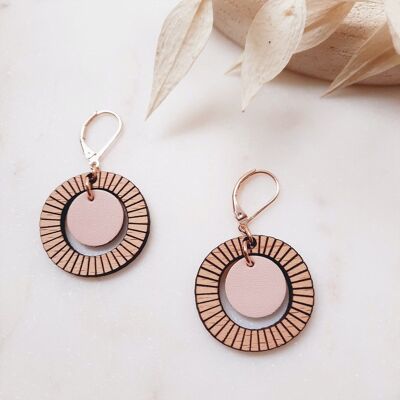 Boucles d'oreilles BULLE Rose