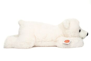 Ours polaire couché 45 cm - peluche - peluche 8