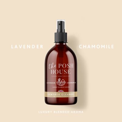 The Posh House Leather 2 in 1 Cleaner & Conditioner, 500ml