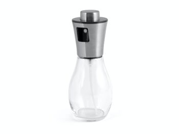 Burette à huile vinaigre avec diffuseur vaporisateur en verre transparent 200 ml.Nébulise doucement l'huile et le vinaigre, ne salit pas et ne coule pas 3