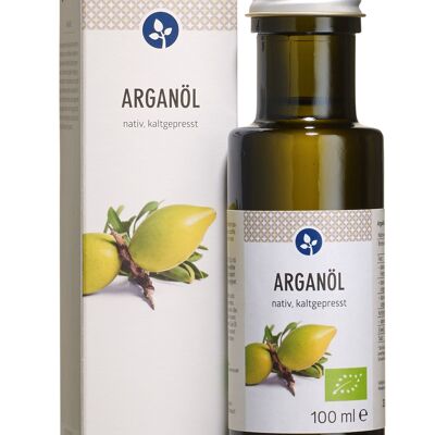 Argan Öl, bio 100ml | kaltgepresst | aus Marokko | VEGAN | in der Glasflasche