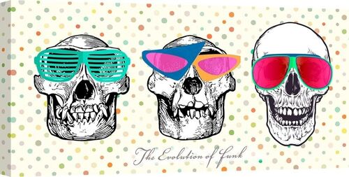 Women's Printed leggings Skull & Floral by evolution - Depop