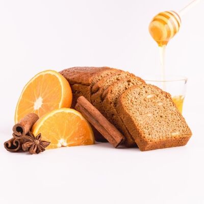 Orange pastry gingerbread