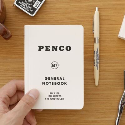 Hightide Penco Soft PP Notebook Grid, B7