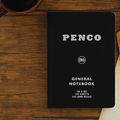 Hightide Penco Soft PP Notebook Grid, B6