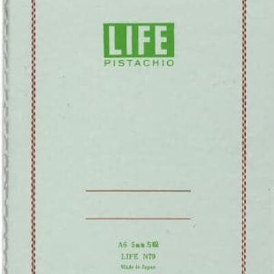 Life Pistazie Notizbuch – A6