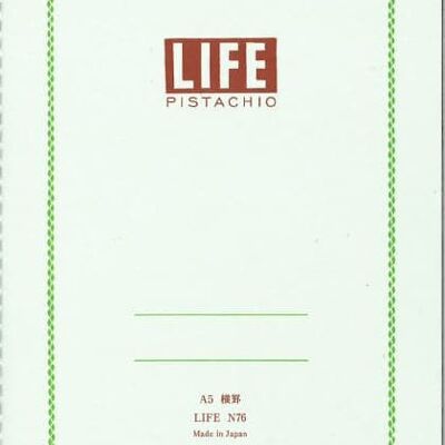 Life Pistachio Notebook -- A5